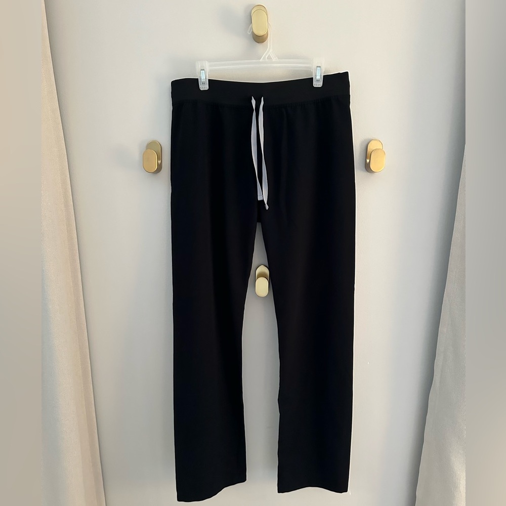 Figs Livingston Basic Scrub Pants - Black - Size Medium/Tall